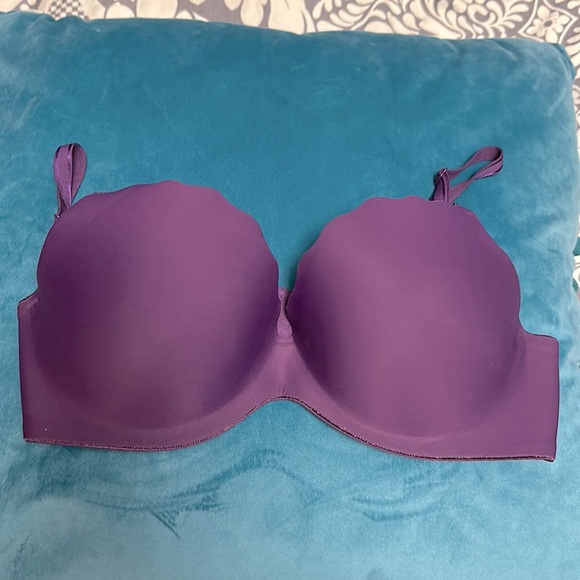 B’Tempted Purple Push Up Bra 34DD - Picture 1 of 6